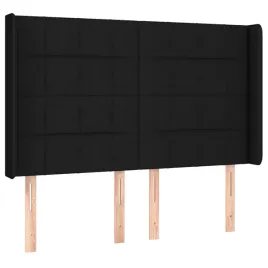 zaglowek-lozka-tkanina-czarny-147x16x118-128cm