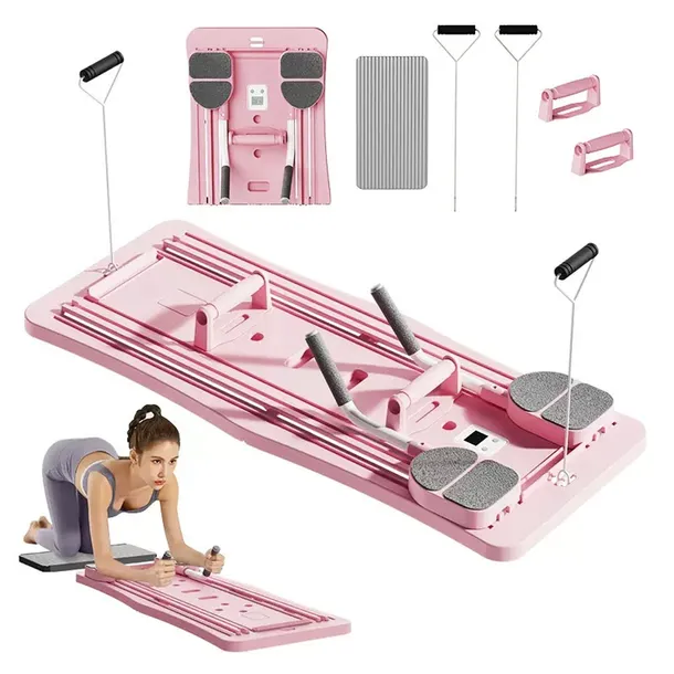PILATES REFORMER DESKA DO ĆWICZEŃ 10w1 WIELOFUNKCYJNA PREZENT DLA KOBIETY