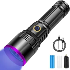 latarka-uv-365-nm-20w-ladowana-usb-c-filtr-do-bursztynu-wykrywania-moczu