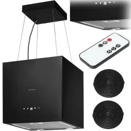 okap-kuchenny-wyspowy-wiszacy-czarny-40-cm-pilot-2-filtry-weglowe-w-zestawi