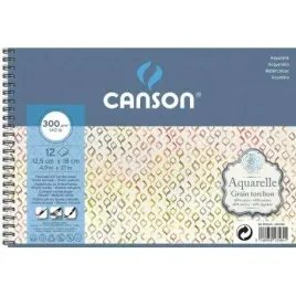 blok-do-akwareli-125x18-300g-12k-cansonrough-grain-spirala-aquarelle