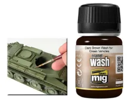 wash-modelarski-dark-brown-for-green-vehicles-a-mig-1005-ammo-mig-jimenez