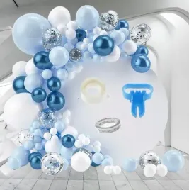 girlanda-balonowa-niebieska-zestaw-balonow-100szt