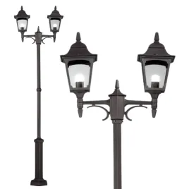 lampa-do-ogrodu-podwojna-chapel-cp8-black-elstead-maszt-czarna
