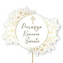 topper-papierowy-komunia-gold-line-20-cm