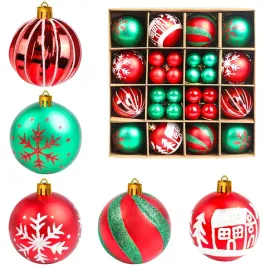 jofony-bombki-choinkowe-44-sztuki-6cm-i-3cm-czerwone-zielone