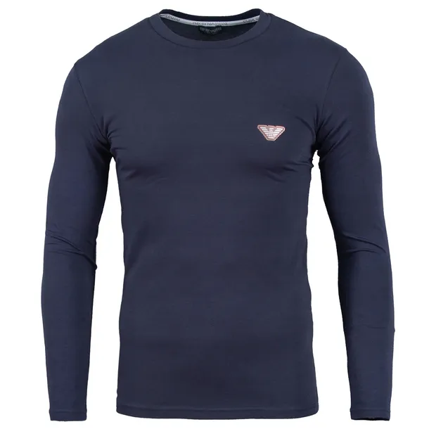 Emporio Armani EA7 LONG KOSZULKA TSHIRT M SLIM Oryginał 111023 3R512 Granat
