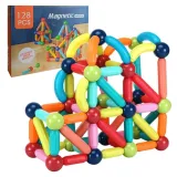 ruri-magnetyczne-klocki-128-elementow-stan-nowy