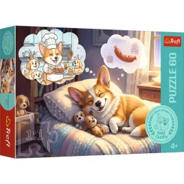 puzzle-trefl-60-elementow-corgi-w-krainie-snow