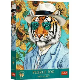 trefl-puzzle-premium-plus-quality-500-el-pan-tygrys-i-sloneczniki
