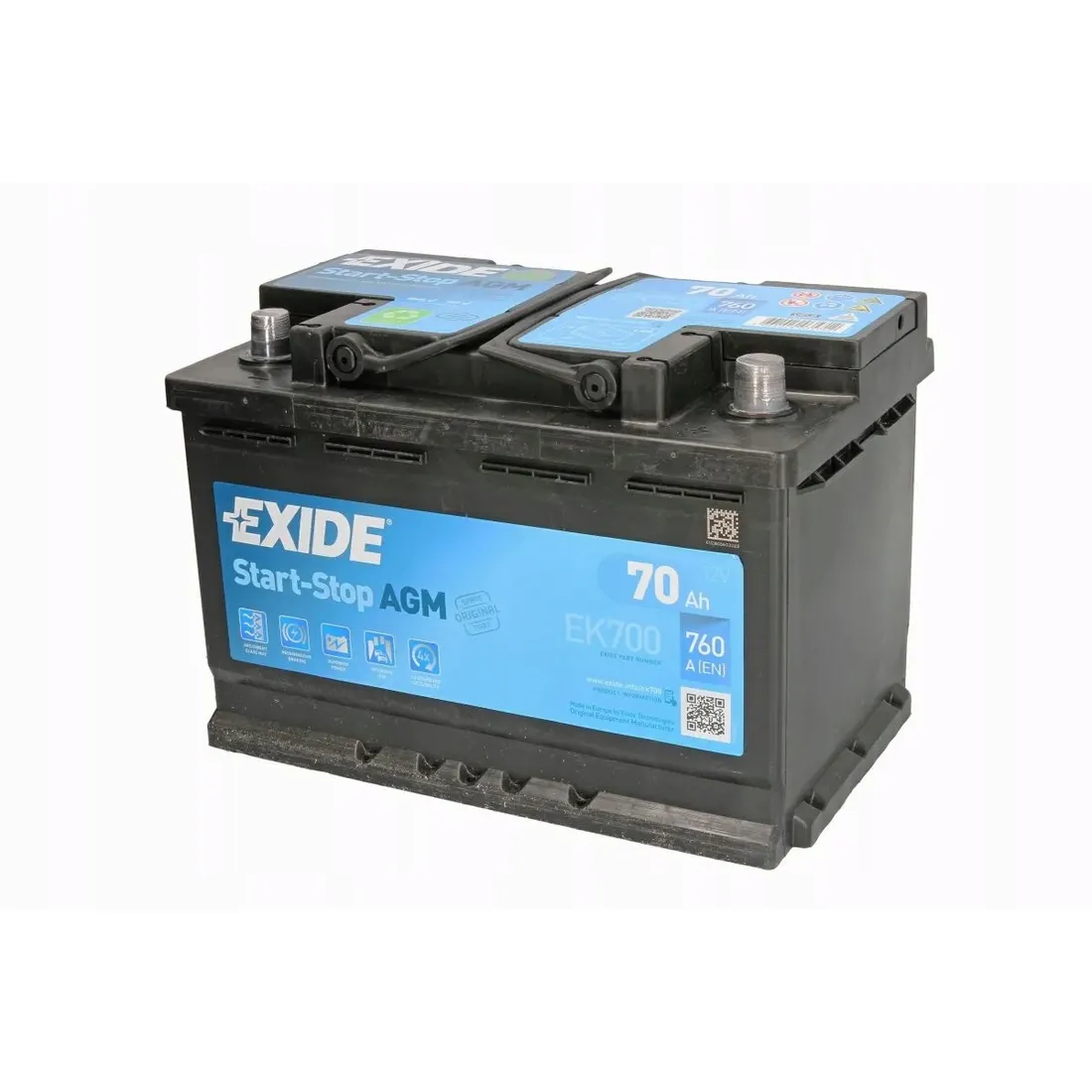 akumulator-exide-start-stop-agm-70ah-760a-p-stan-nowy