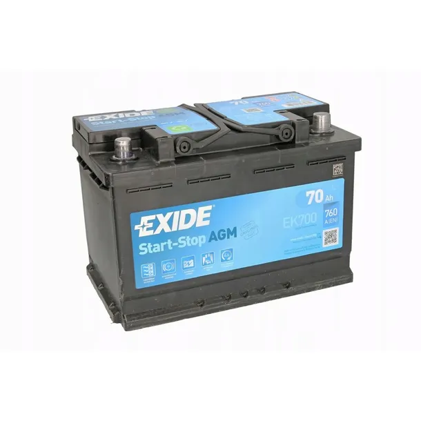 akumulator-exide-start-stop-agm-70ah-760a-p-stan-nowy