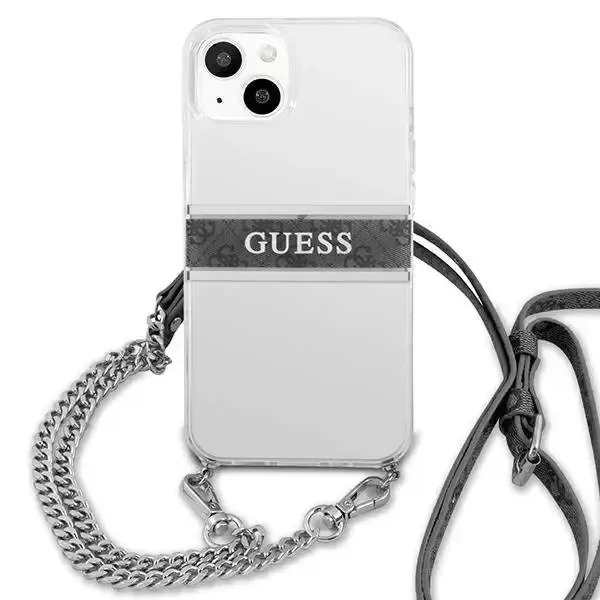 guess-iphone-13-mini-54-transparent-hardcase-4g-grey-strap-silver-chain-waga-z-opakowaniem-0-3-kg
