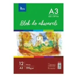 blok-do-akwareli-a3-190g-12ark-tetis