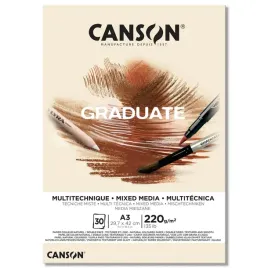 blok-szkic-mixmedia-a3-graduate-220g-30knaturalny-canson