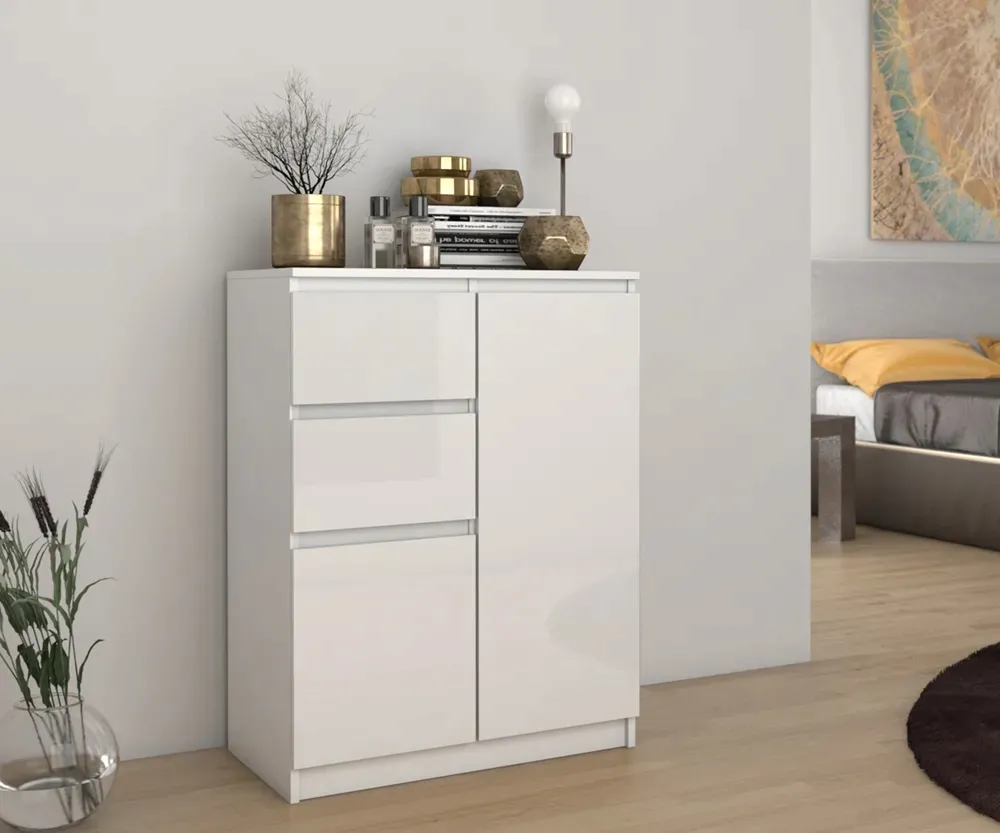 komoda-2d2s-biel-polysk-stan-nowy