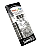 cienkopisy-pointliner-czarne-pentel