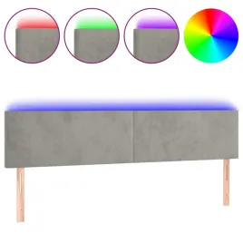 zaglowek-do-lozka-z-led-jasnoszary-180x5x78-88-cm-aksamit