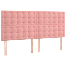 zaglowek-aksamitny-rozowy-160x118-cm-zestaw-4-szt