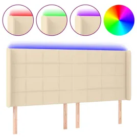 zaglowek-do-lozka-z-led-kremowy-203x16x118-128-cm-tkanina