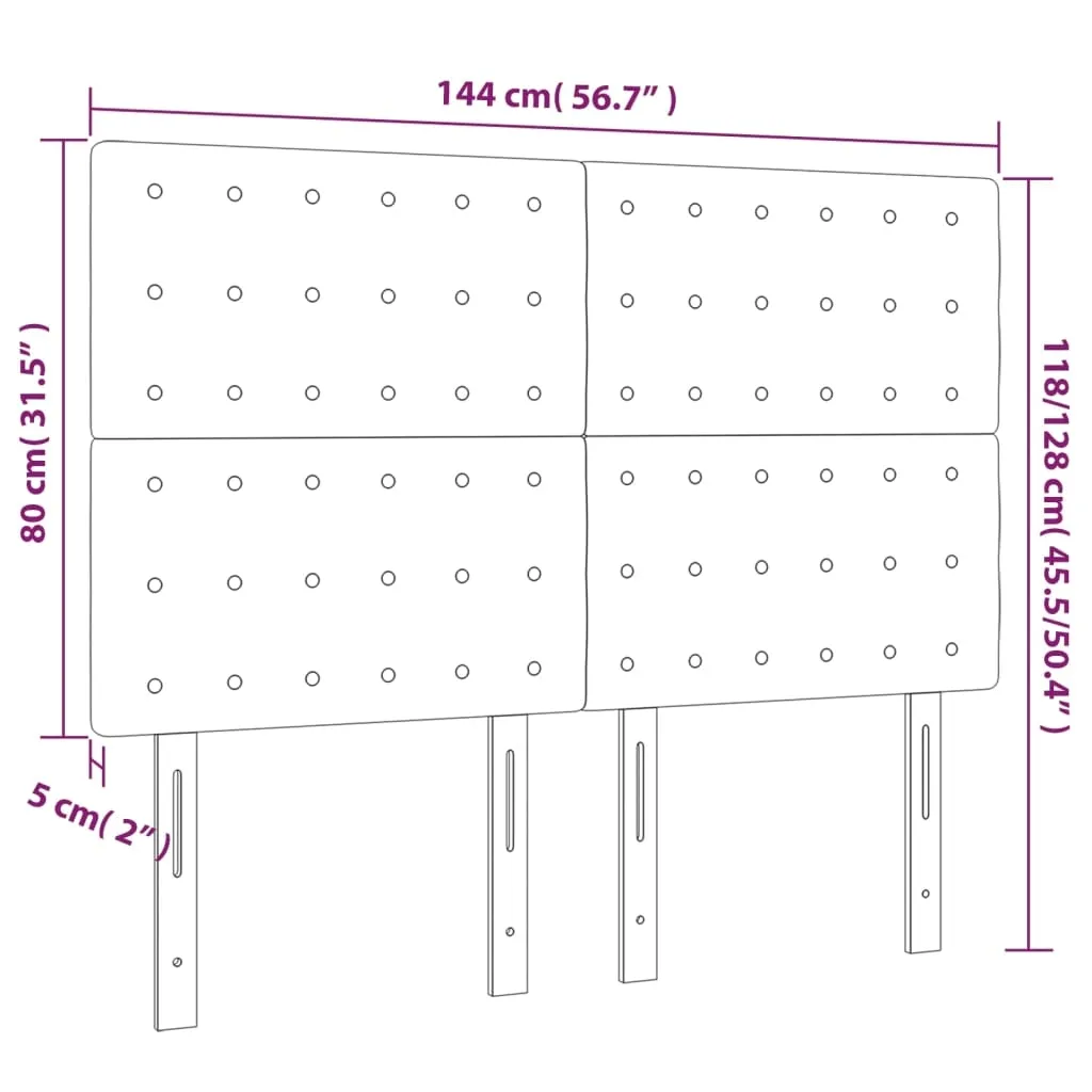 zaglowek-led-144-cm-jasnoszary