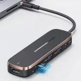 usams-adapter-hub-2xusb-usb-c-hdmi-micro-sd-sd-czarny-black-stan-nowy