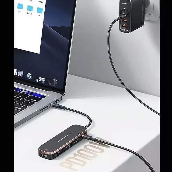 usams-adapter-hub-2xusb-usb-c-hdmi-micro-sd-sd-czarny-black-stan-nowy-waga-z-opakowaniem-0-3-kg
