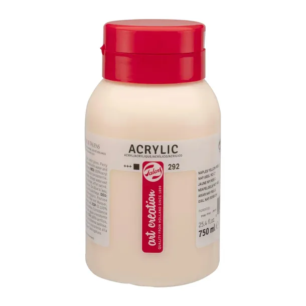 Farba akrylowa 750ml Naples Ylw Red Lt.292 TALENS ART CREATION