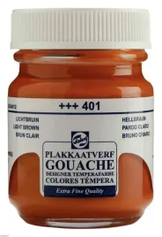 farba-gouache-sloik-50ml-401-light-brown