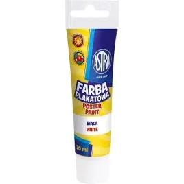 farba-plakatowa-biala-w-tubce-30mlastra