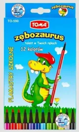 flamastry-spieralne-zebozaurus-12szt-toma