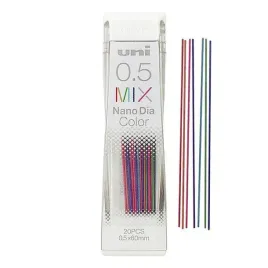 grafity-uni-05mm-kolorowe-mix-20-sztuk