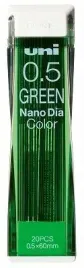 grafity-uni-05mm-zielone-20-sztuk-nanodia