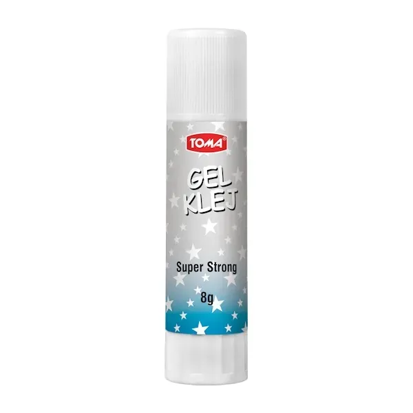 Klej żelowy sztyft 8g super mocny, Toma.