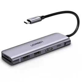 adapter-6w1-ugreen-cm195-hub-usb-c-do-2x-usb-3-0-hdmi-sd-microsd-100w-s