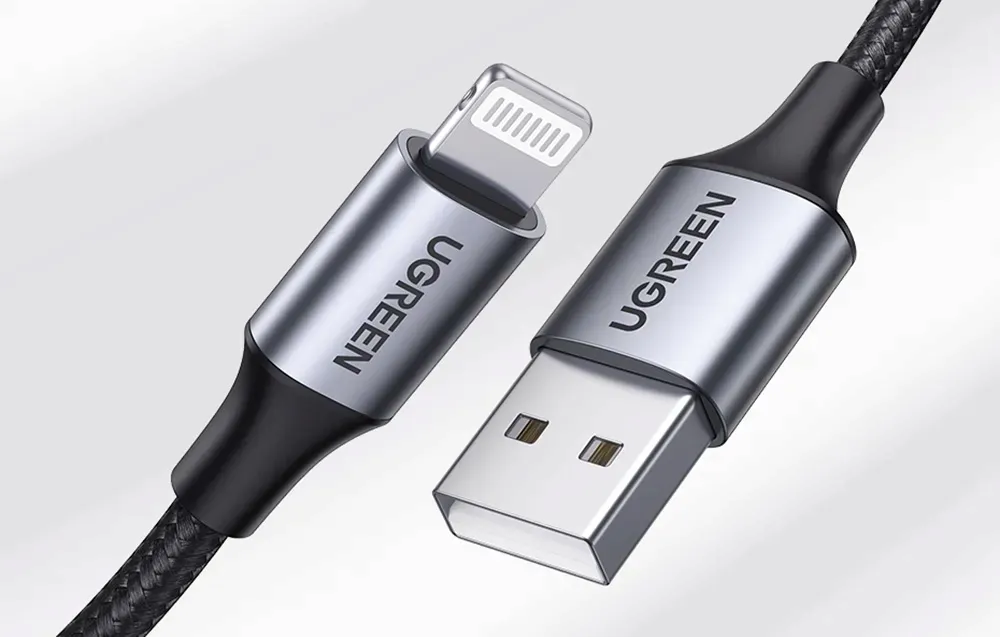 kabel-lightning-do-usb-ugreen-2-4a-us199-1m-czarny