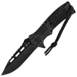 noz-skladany-mil-tec-paracord-black-z-krzesiwem-i-gwizdkiem