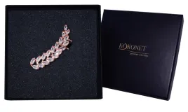 nausznica-rose-gold-slubna-blyszczaca-elegancka