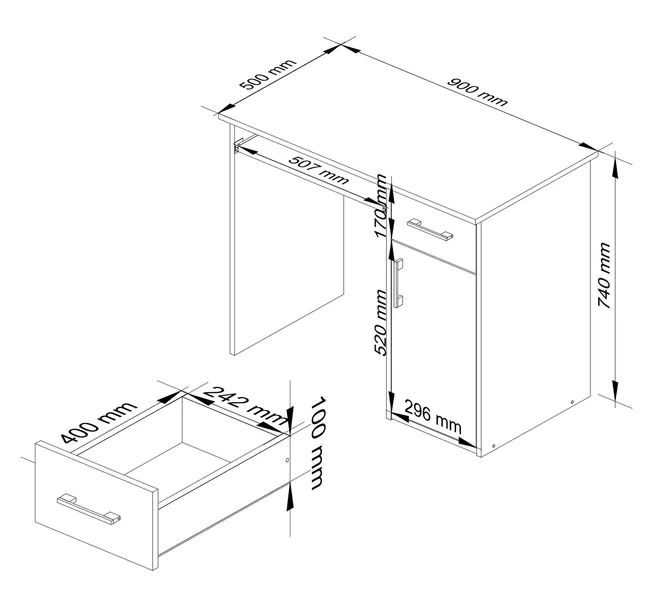 biurko-pin-90-cm-biale-wolnostojace