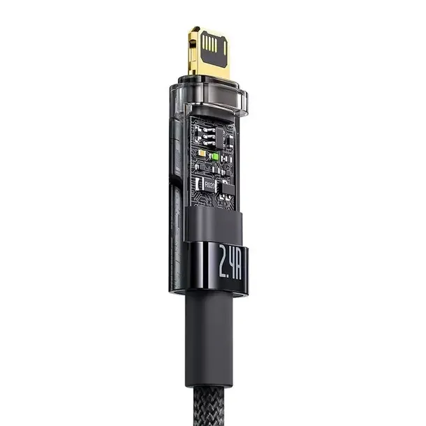 kabel-usb-do-lightning-baseus-explorer-2-4a-2m-czarny-waga-z-opakowaniem-0-3-kg-stan-nowy