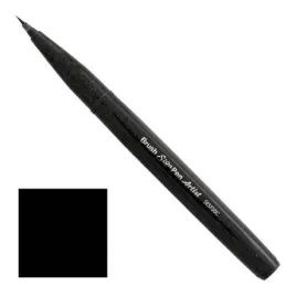 pisak-pedzelkowy-artist-a-czarny-pentel