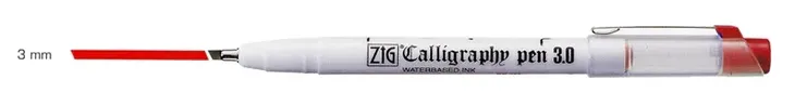 pisak-do-kaligrafii-czerwony-3mm-zig