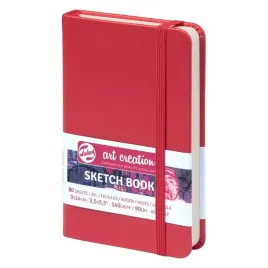 szkicownik-czerwony-140g-80k-9x14cm-talens