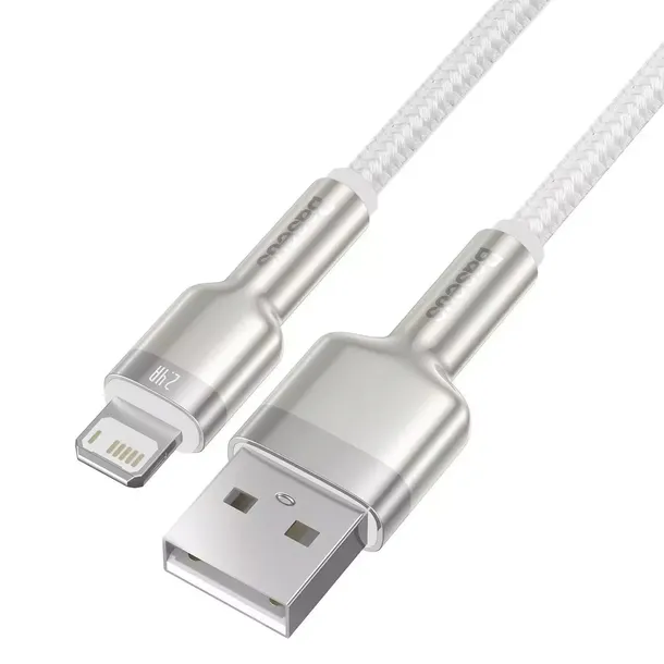kabel-usb-do-lightning-baseus-cafule-2-4a-1m-bialy-stan-nowy-waga-z-opakowaniem-0-3-kg