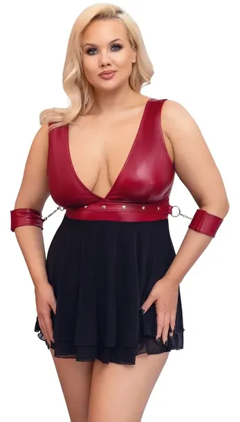 babydoll-bondage-4xl-kolor-czarny-czerwony