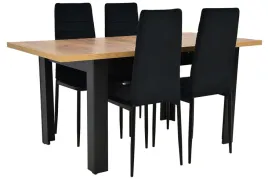 maly-zestaw-kuchenny-stol-rozkladany-do-160cm-i-4-krzesla-tapicerowane