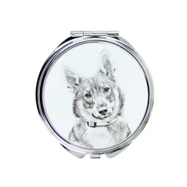 szwedzki-vallhund-szwedzki-szpic-owczarski-lusterko-kieszonkowe-z-psem