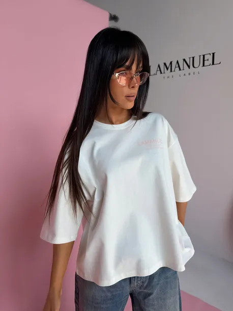 t-shirt-lamanuel-label-ecru-rozmiar-uniwersalny