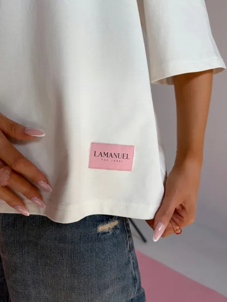 t-shirt-lamanuel-label-ecru-rozmiar-uniwersalny