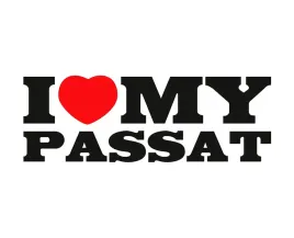 naklejka-i-love-my-passat